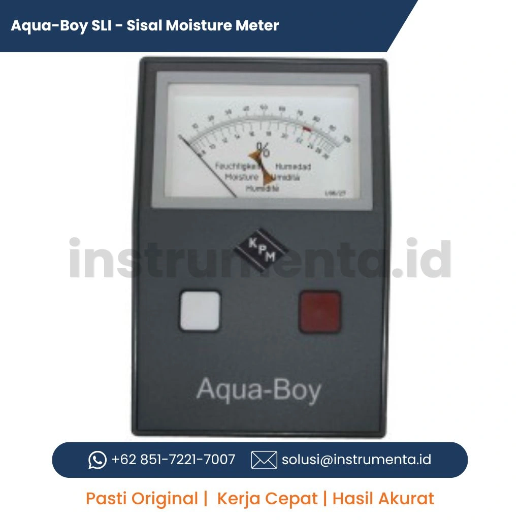 Distributor Aqua-Boy SLI Sisal Moisture Meter Alat Ukur Kadar Air Sisal Portable untuk Industri Fiber dan Textile